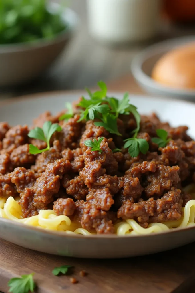 recette boeuf haché recipe