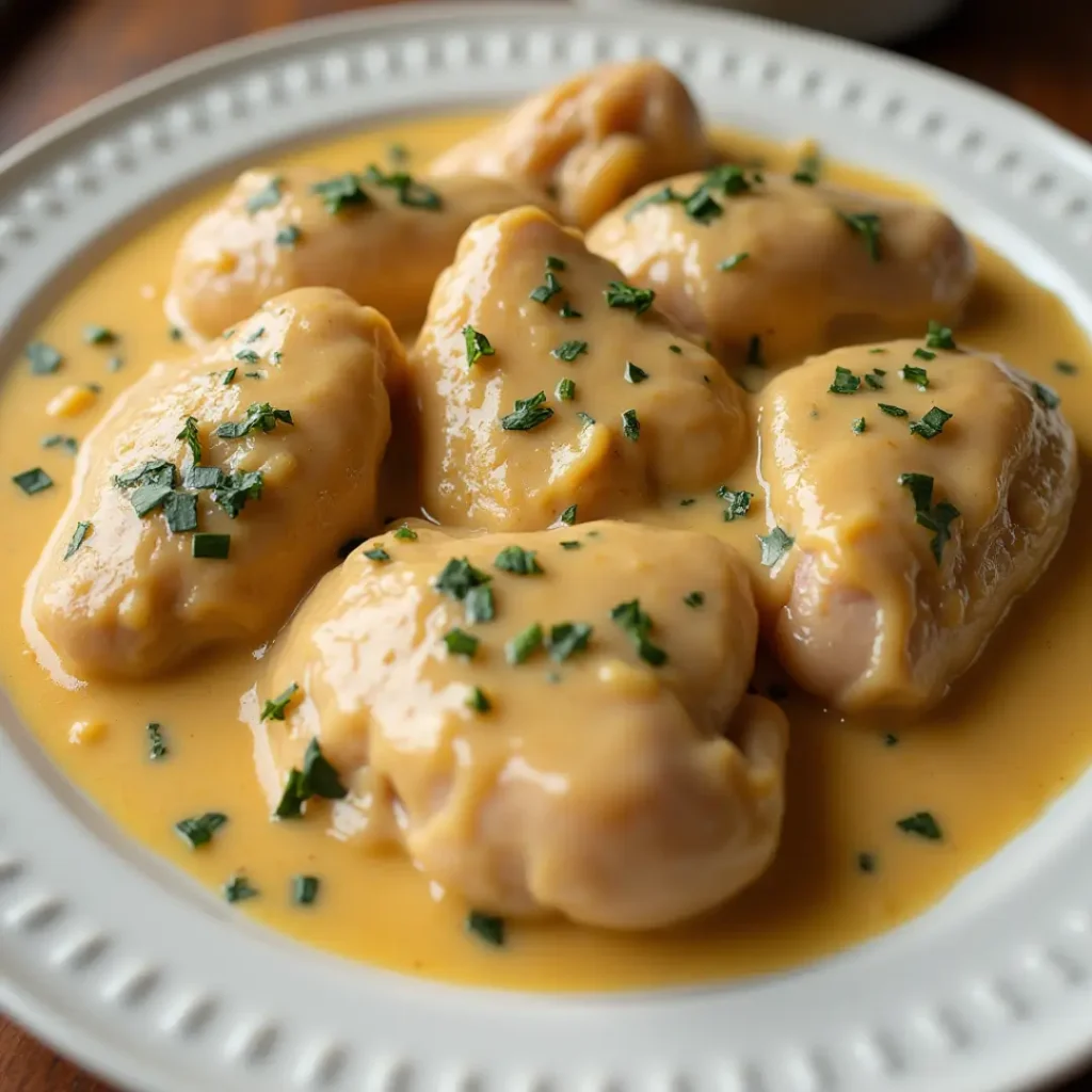 recette de poulet en sauce facile