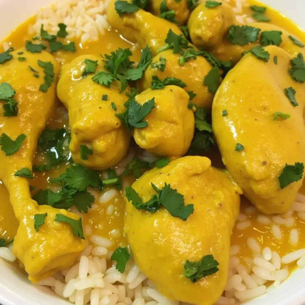 recette poulet curry lait de coco 1