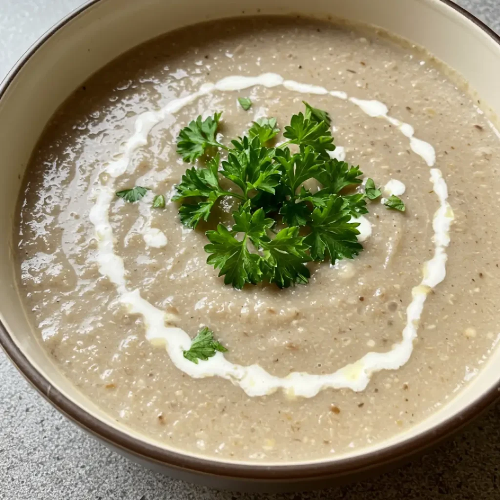 soupe de champignons recette 1
