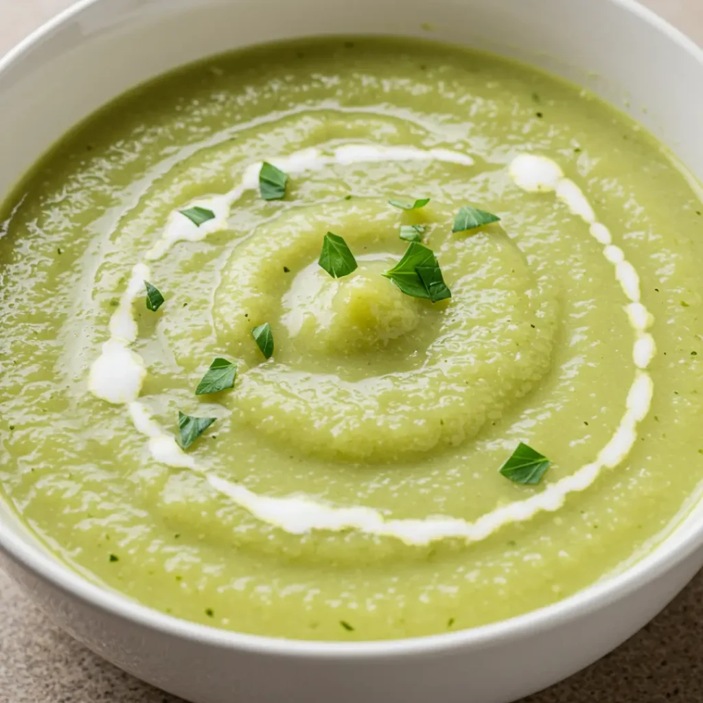 soupe de courgettes recette