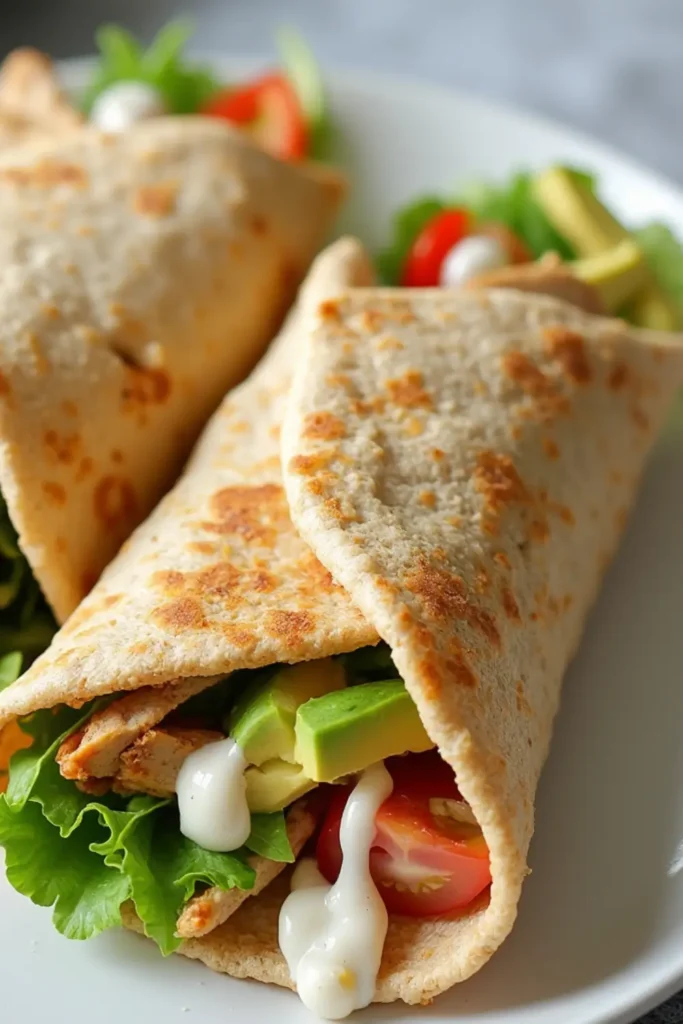 wrap poulet recette