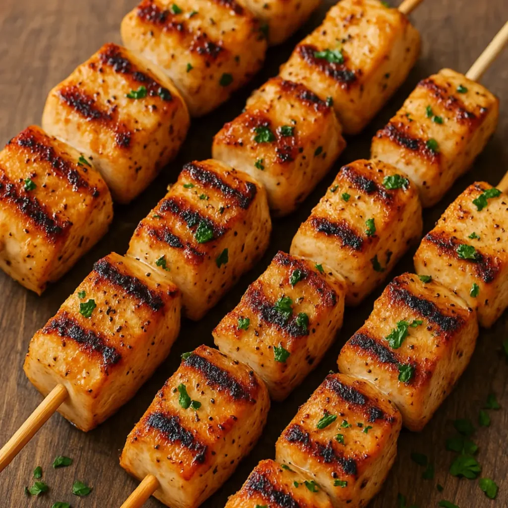 brochettes de poulet recette