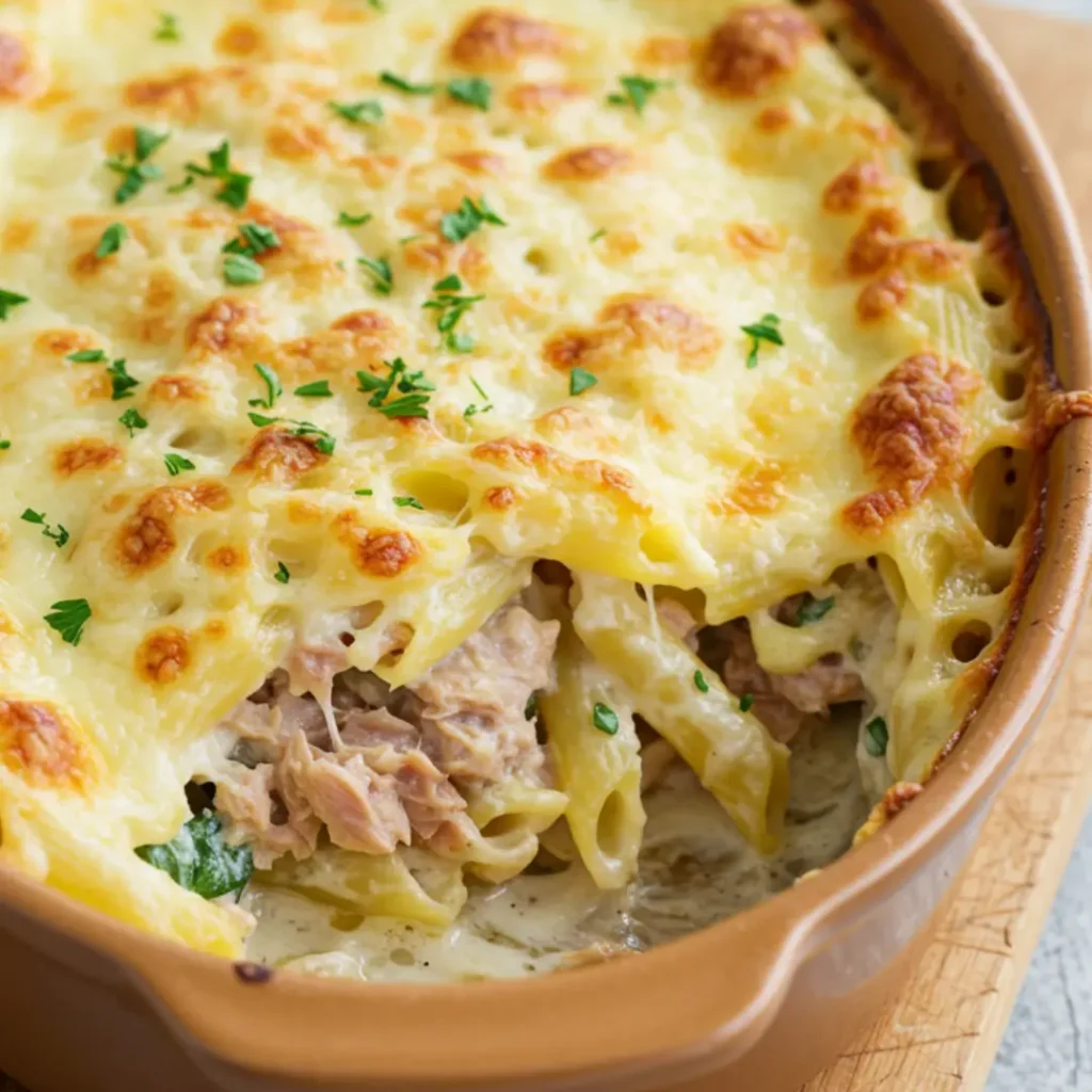 gratin de pates au thon recette