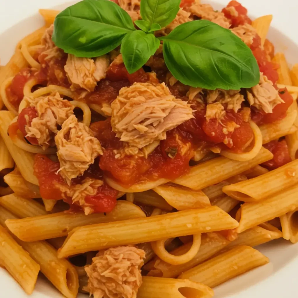 pâtes au thon sauce tomate recette