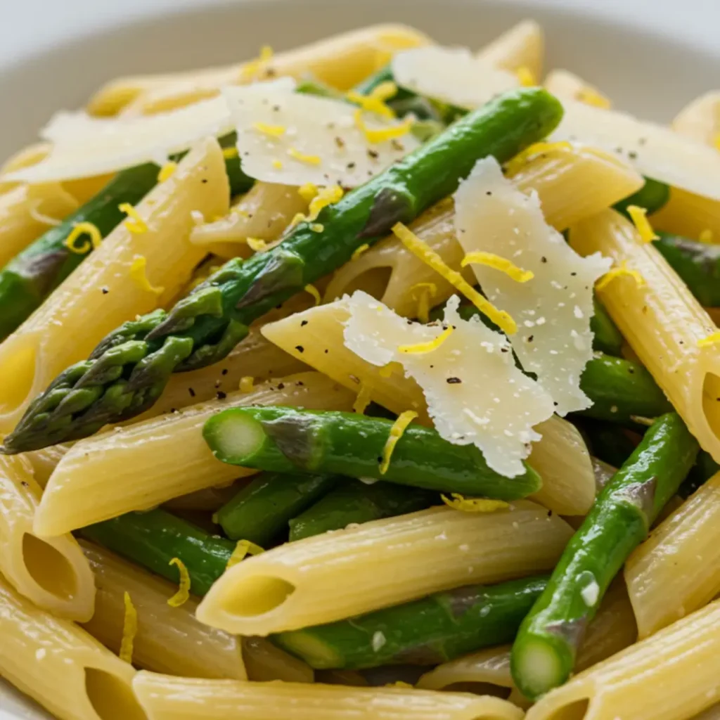 pates aux asperges vertes recette