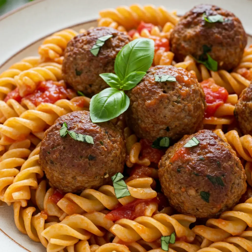 pates boulettes de viande recette