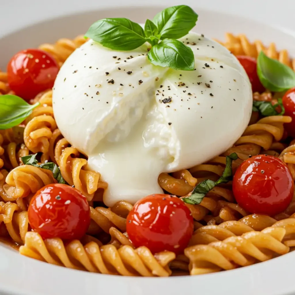 pates burrata recette