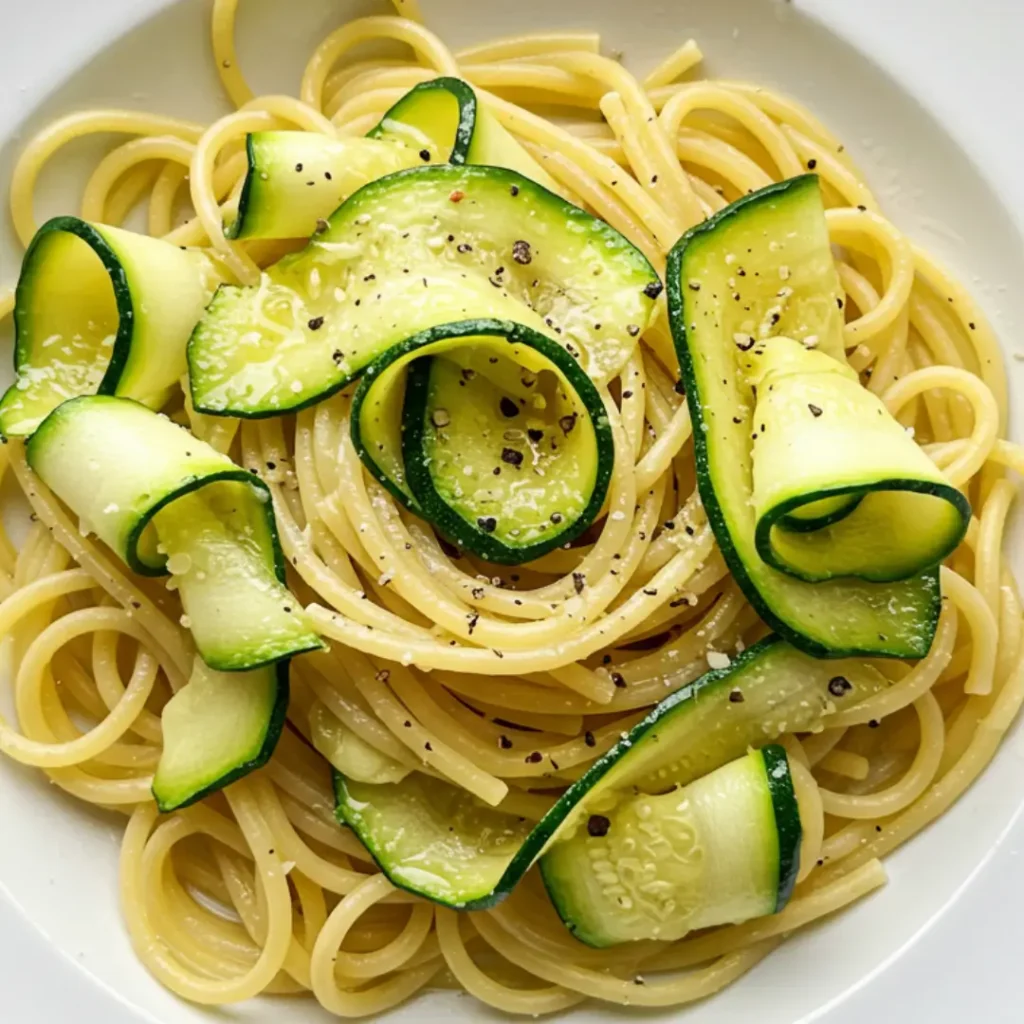 pates courgettes recette