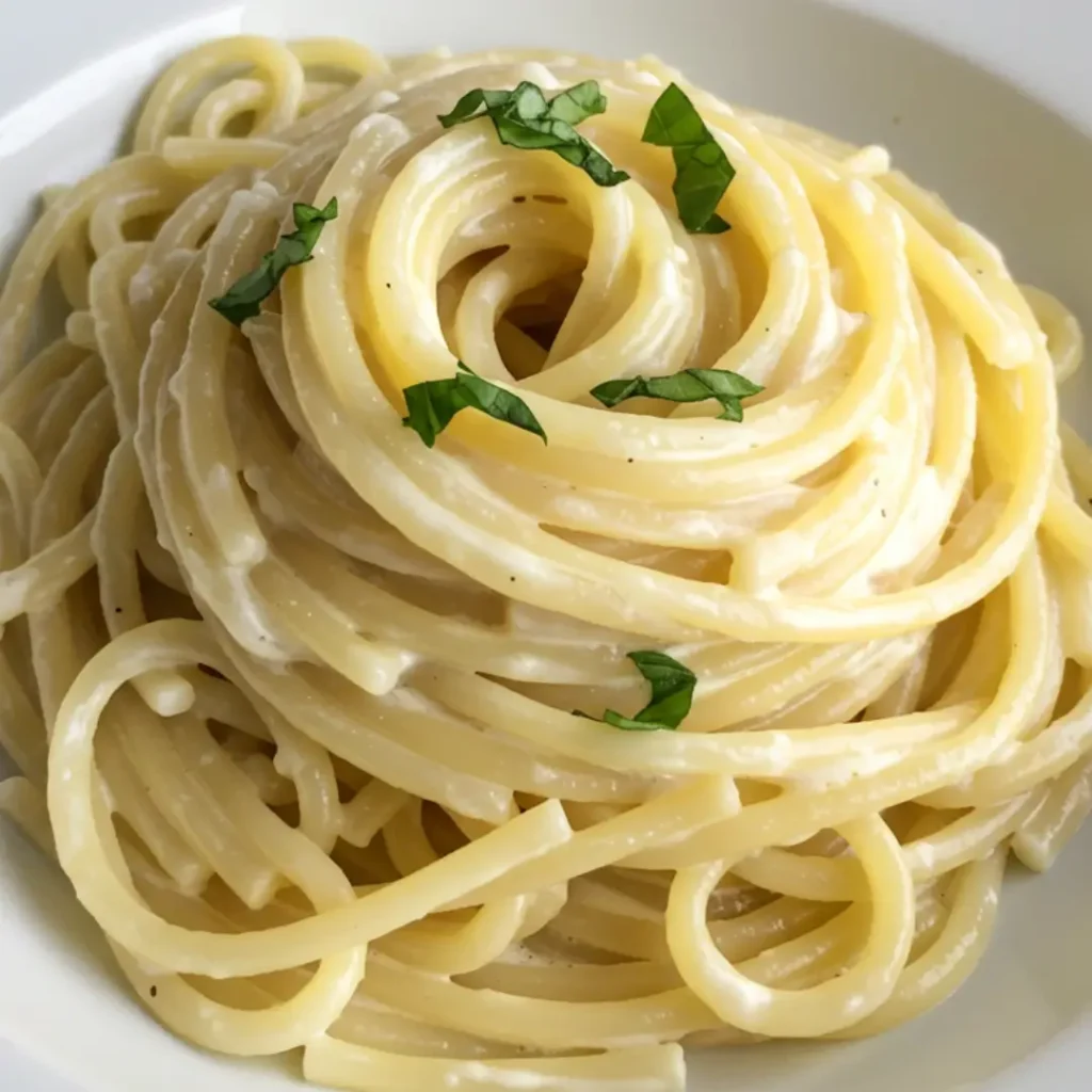 pâtes crémeuse recette