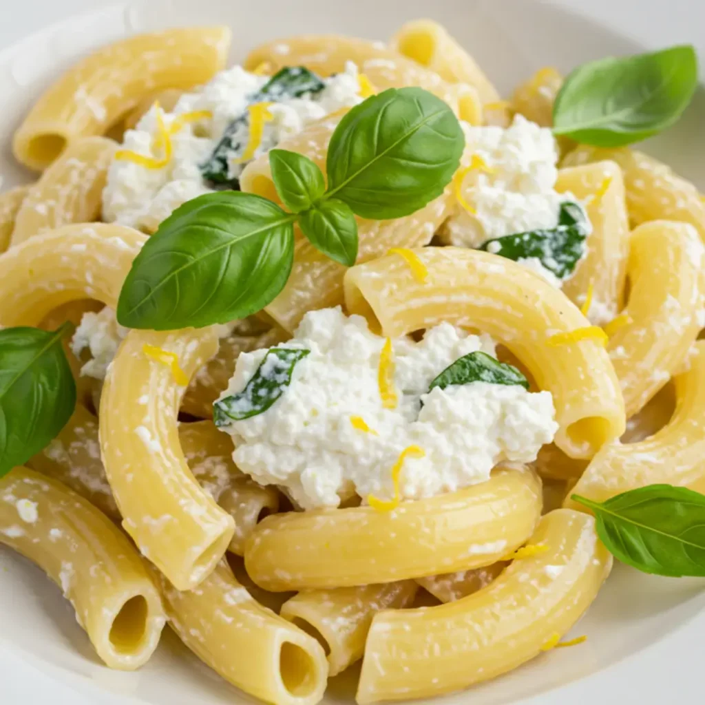 pâtes ricotta recette