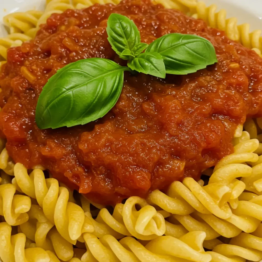 pates sauce tomate recette