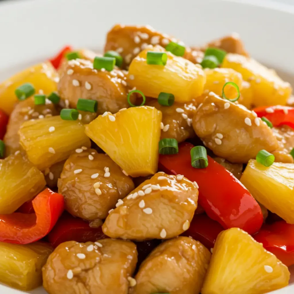 poulet ananas recette