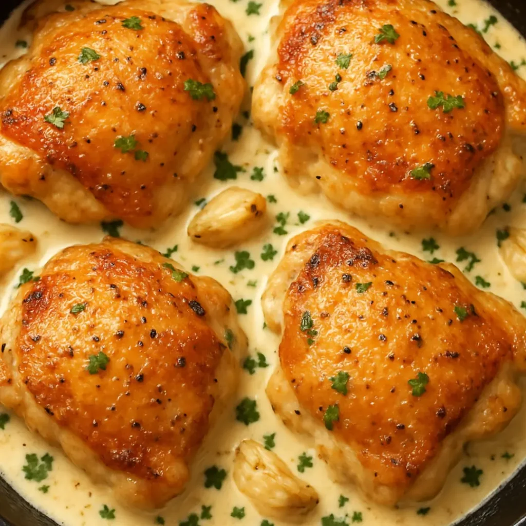 poulet aux champignons recette