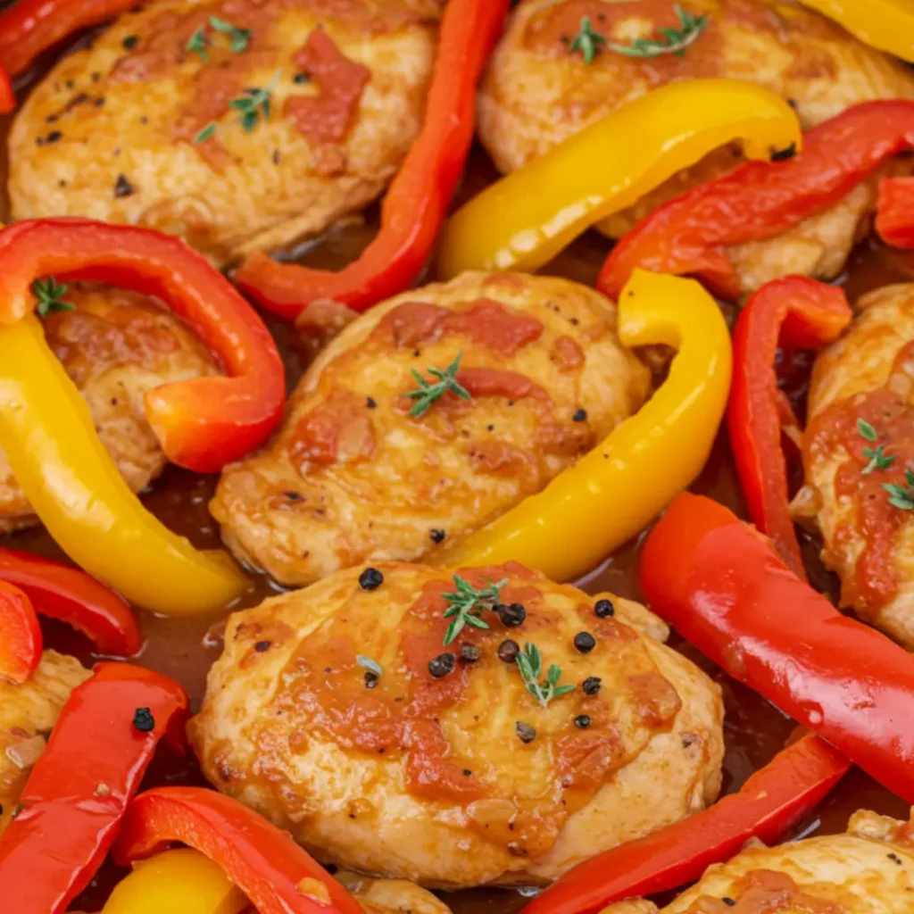 poulet basquaise cookeo recette