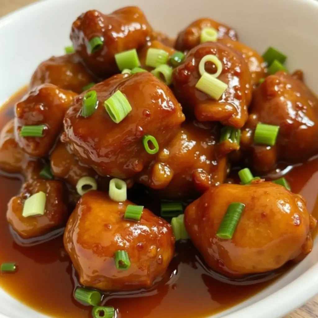 poulet caramelise chinois recette