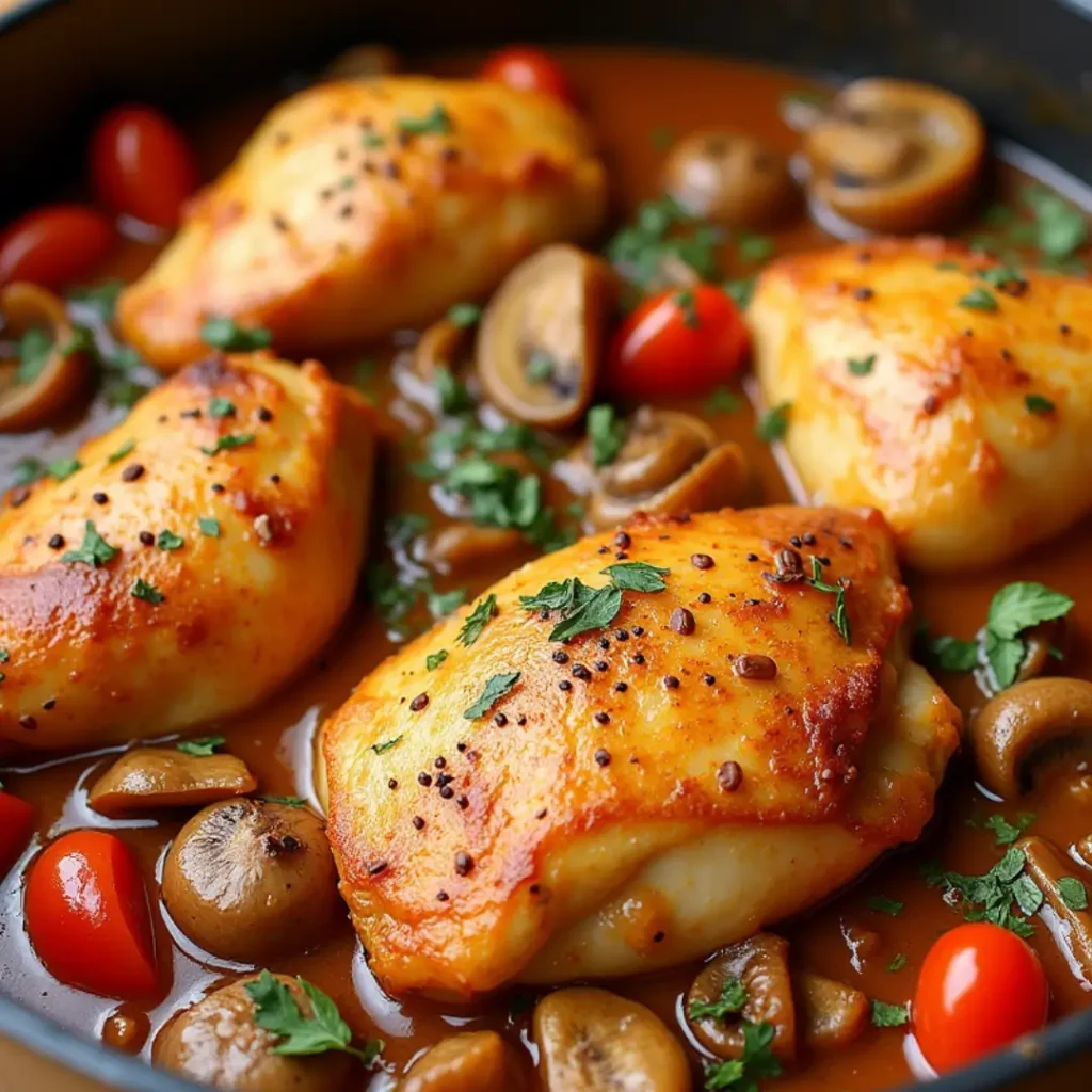 poulet chasseur recette