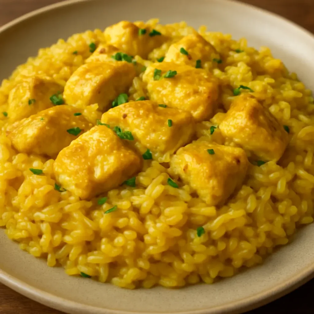 riz poulet curry recette