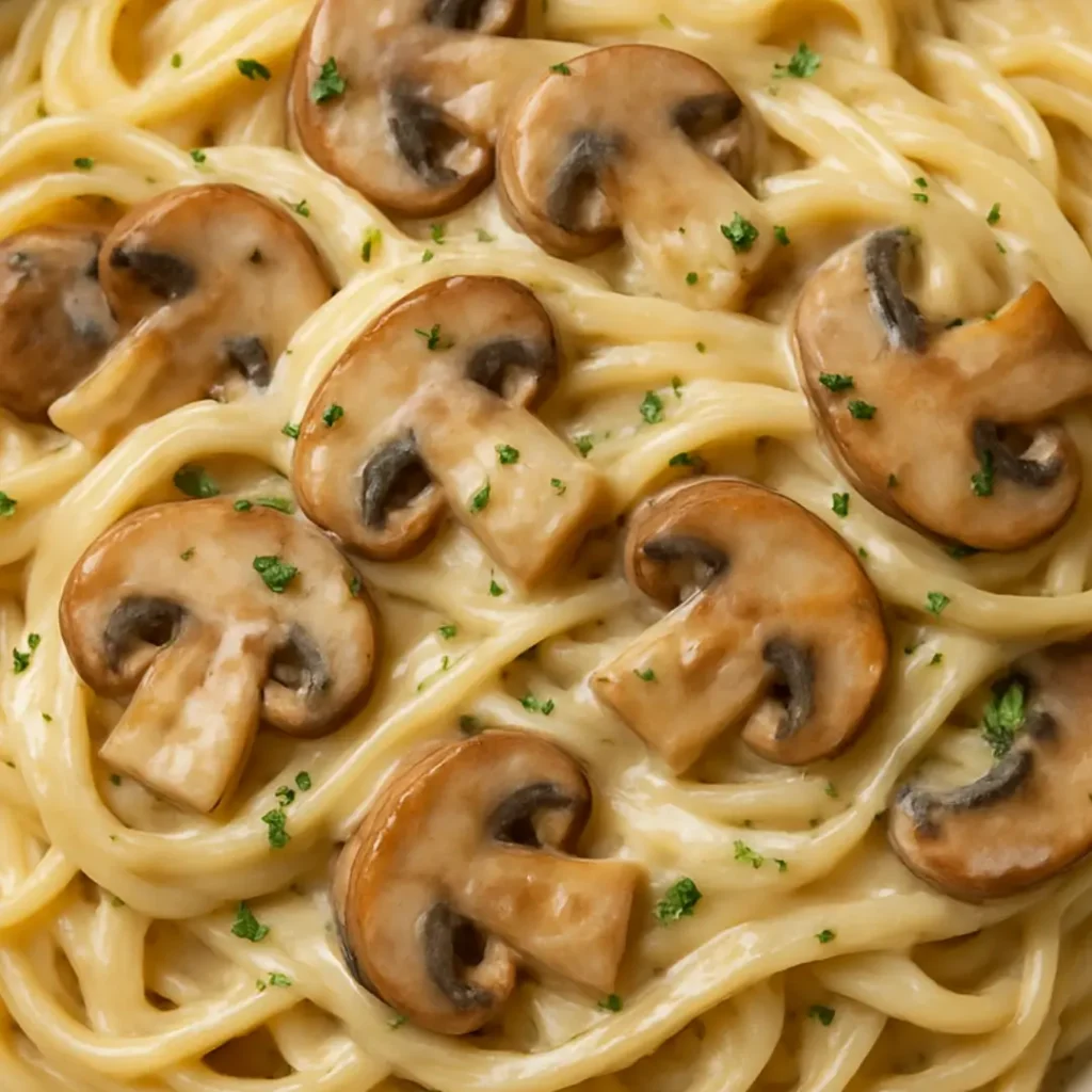 sauce champignons pates recette