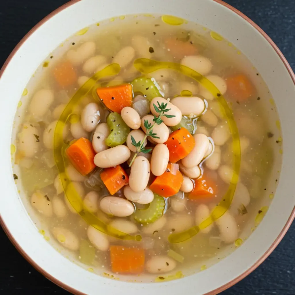 soupe aux haricots blancs recette