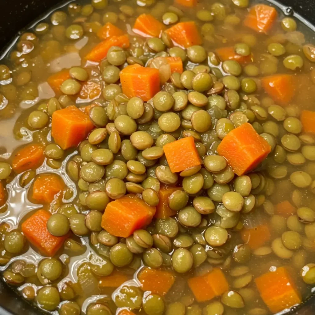 soupe aux lentilles recipe