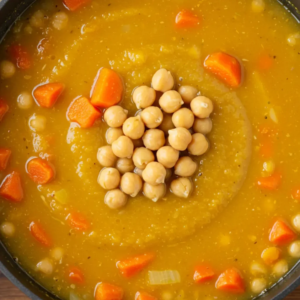 soupe pois chiche recette