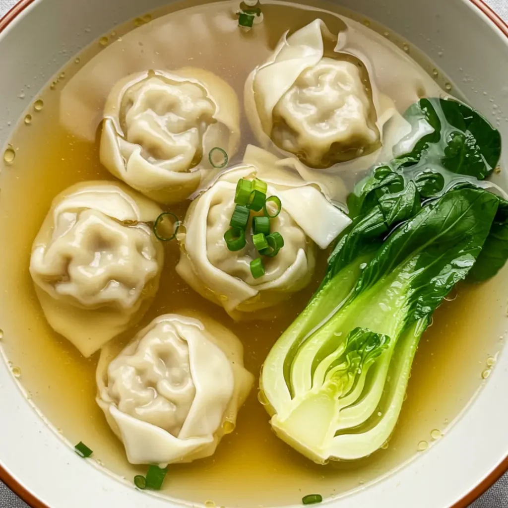 soupe wonton recette