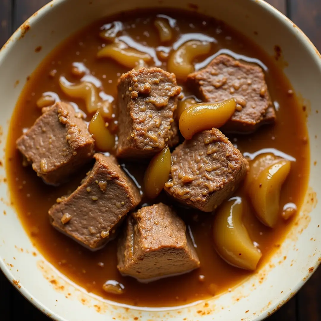 bœuf aux oignons