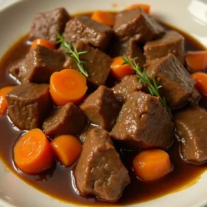bœuf en sauce