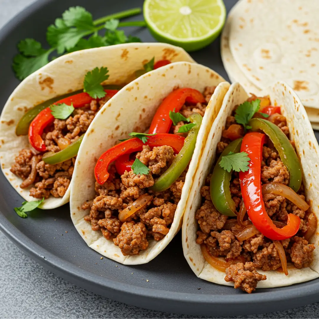 fajitas boeuf haché