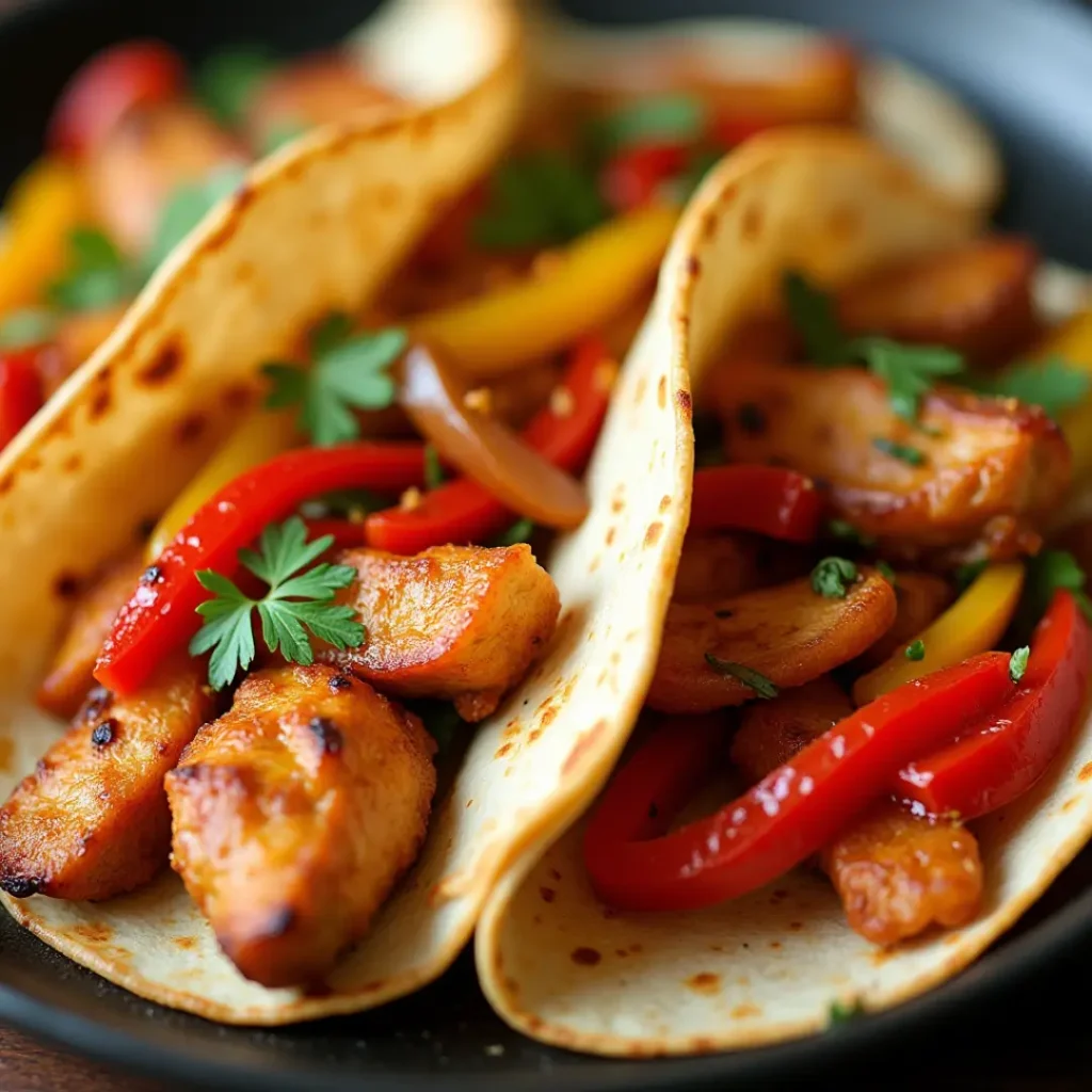 fajitas poulet