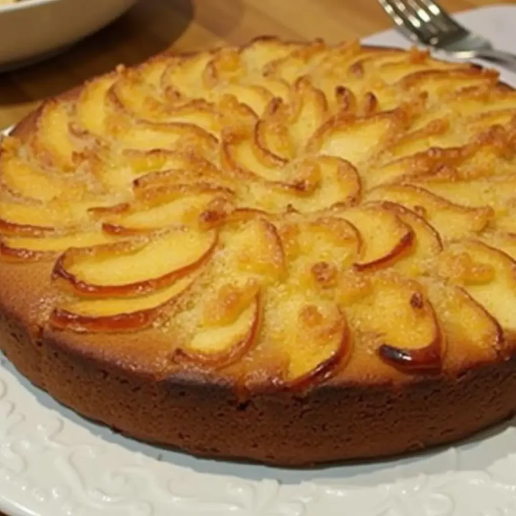 gâteau aux pommes