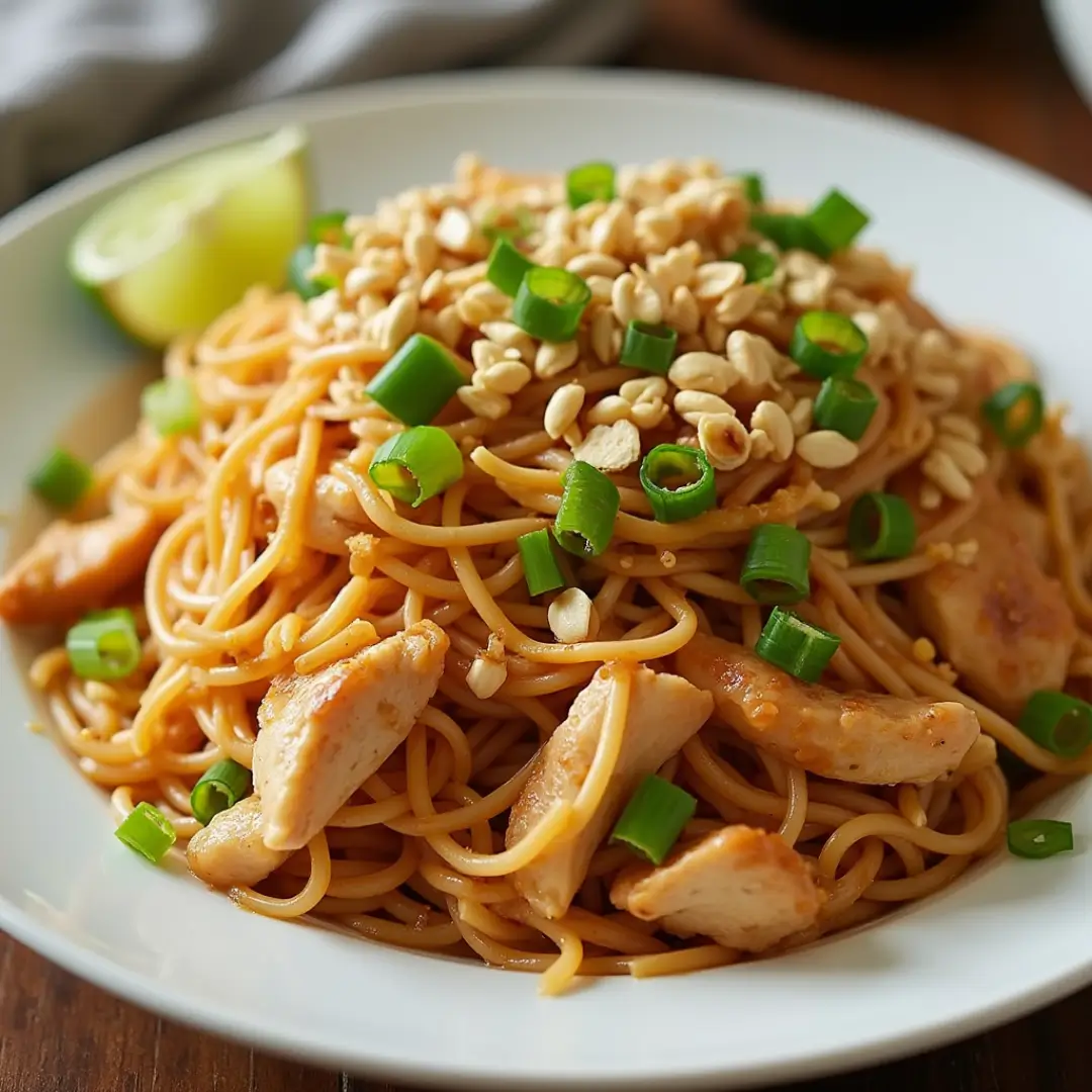 pad thai recette poulet