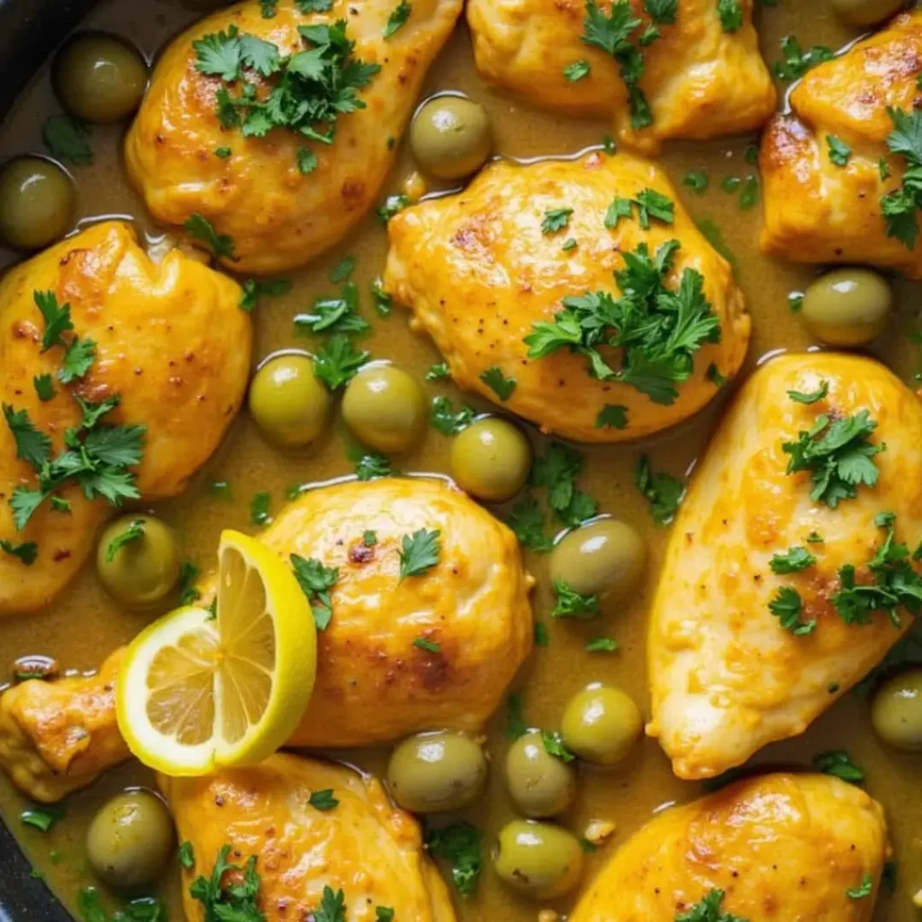 poulet aux olives marocain