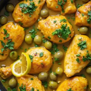 poulet aux olives marocain