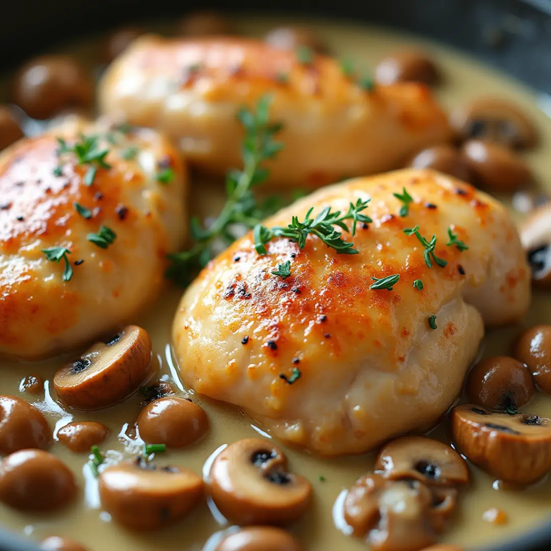 poulet champignon