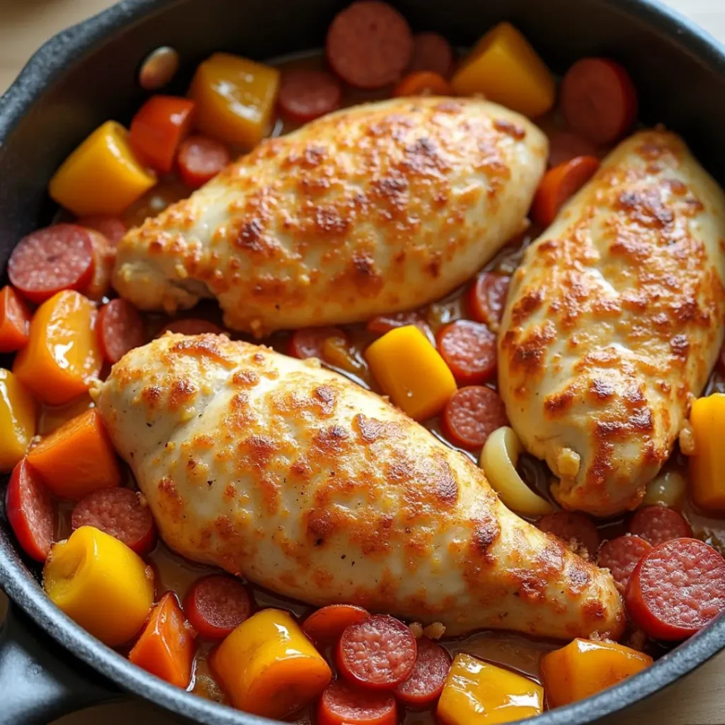 poulet chorizo