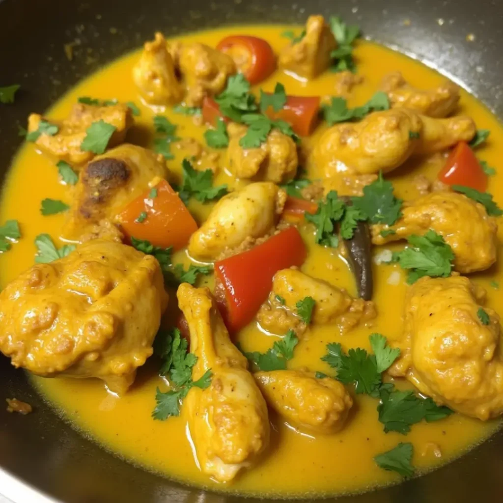 poulet curry coco
