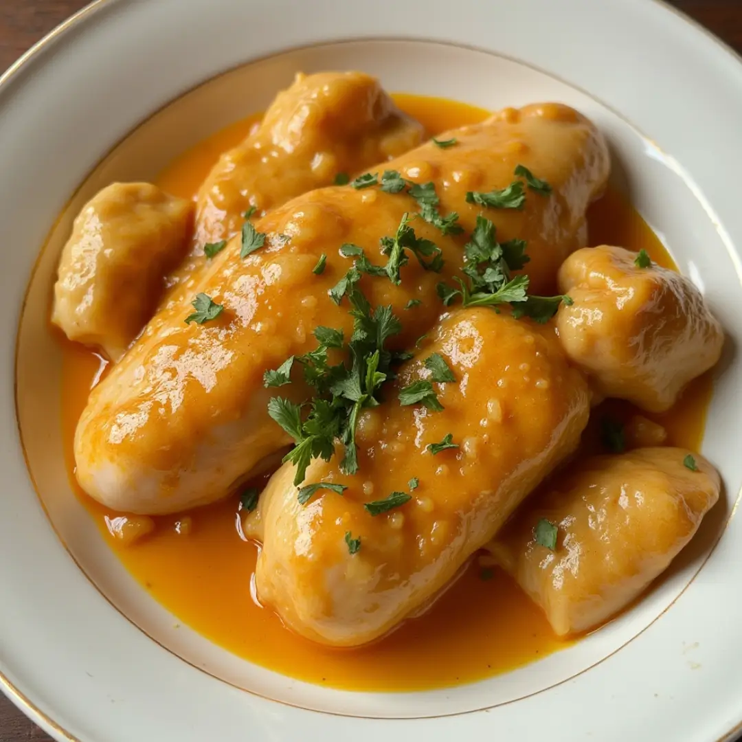 poulet en sauce