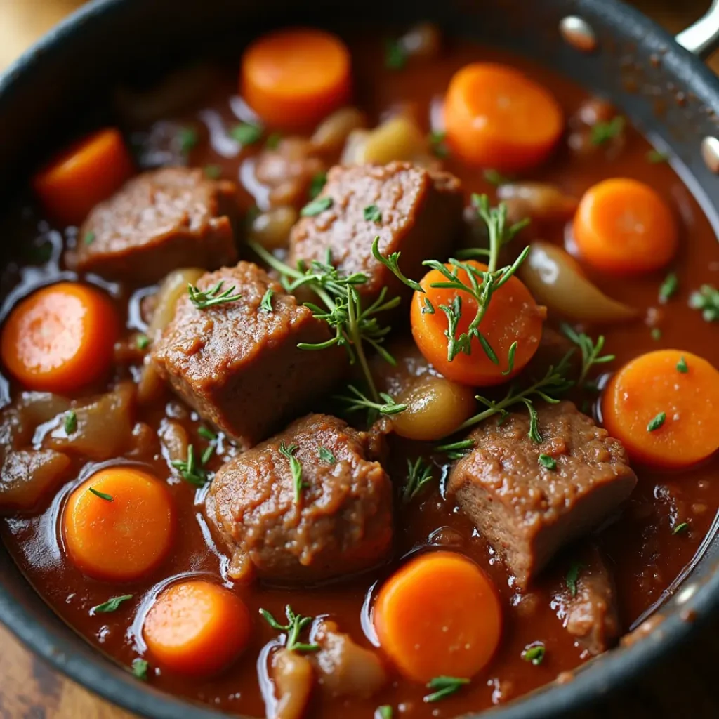 recette boeuf bourguignon traditionnel