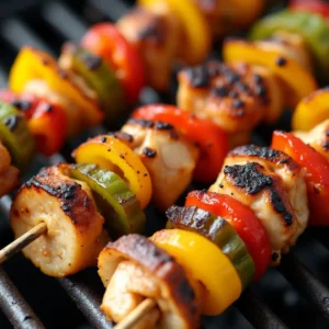 recette brochette poulet