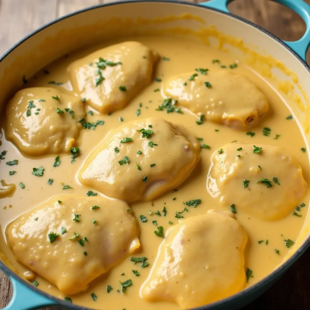 recette de poulet en sauce