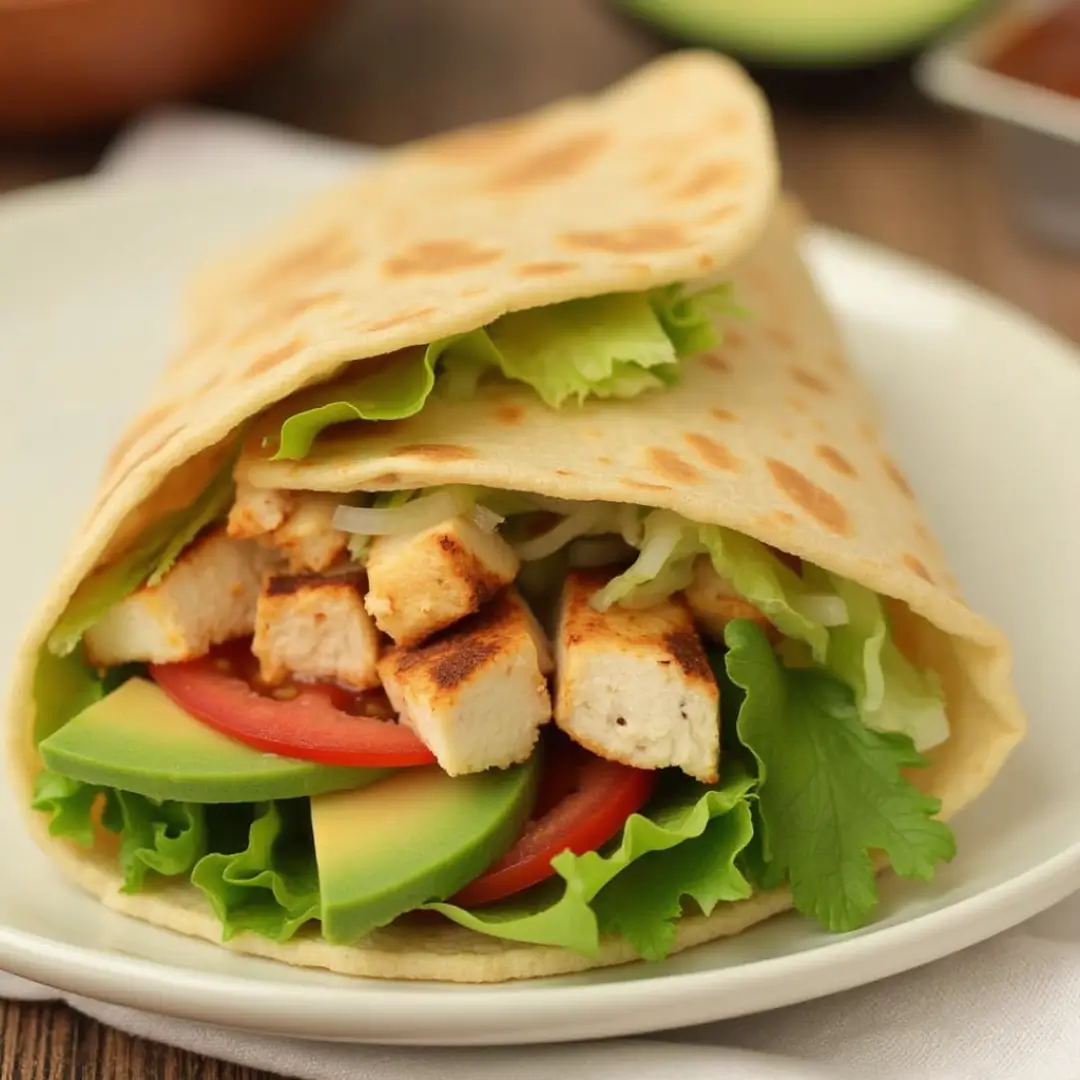 recette wrap poulet