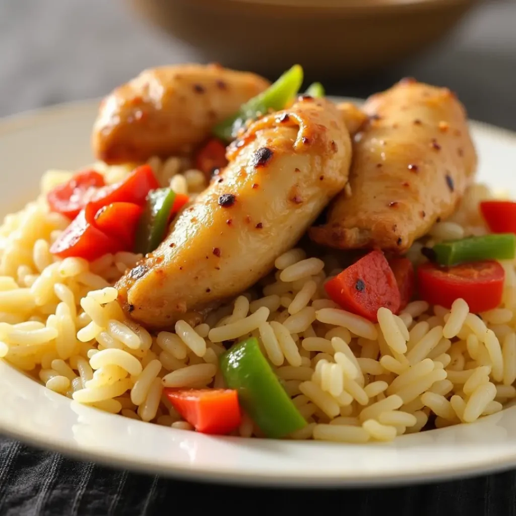 riz au poulet