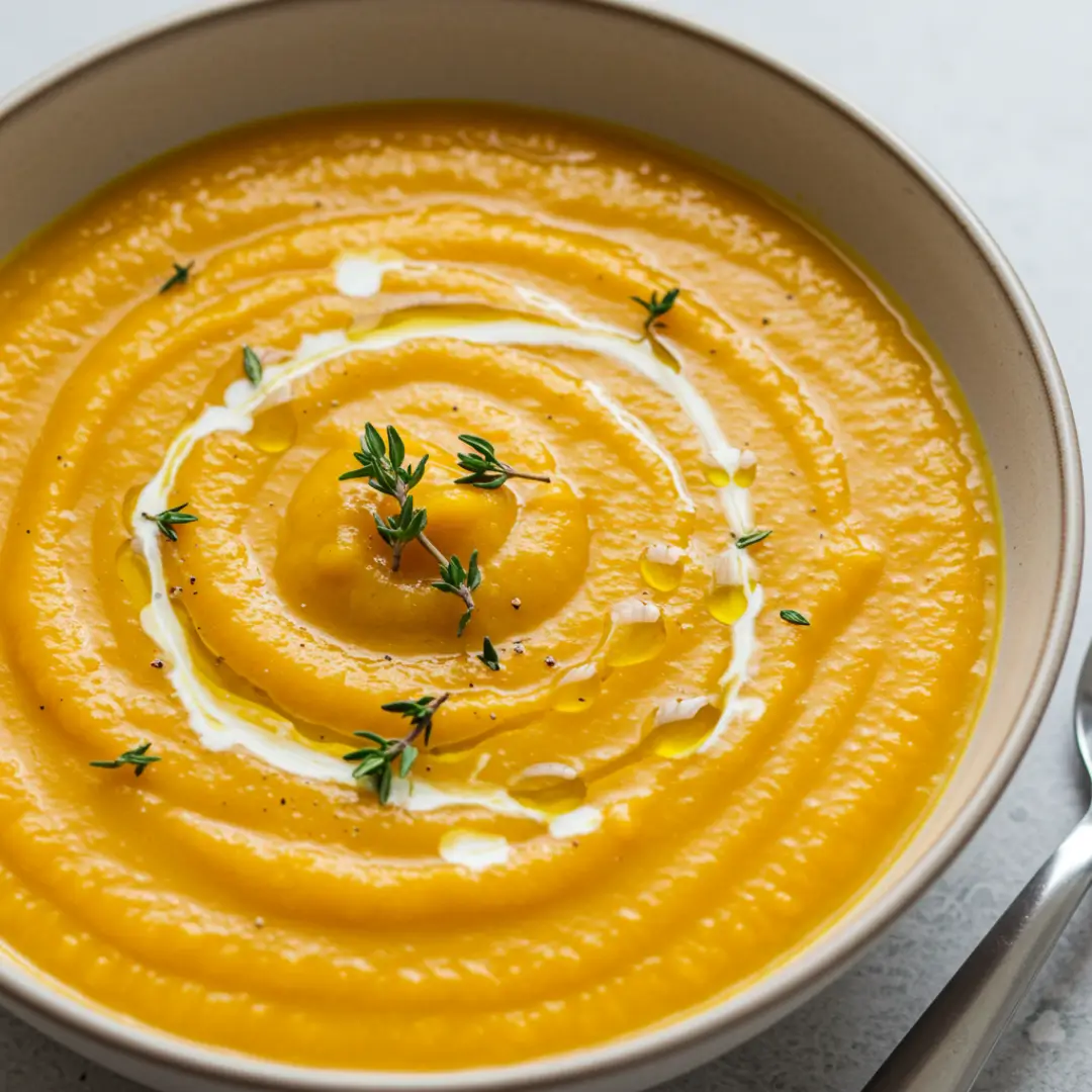 soupe butternut carotte