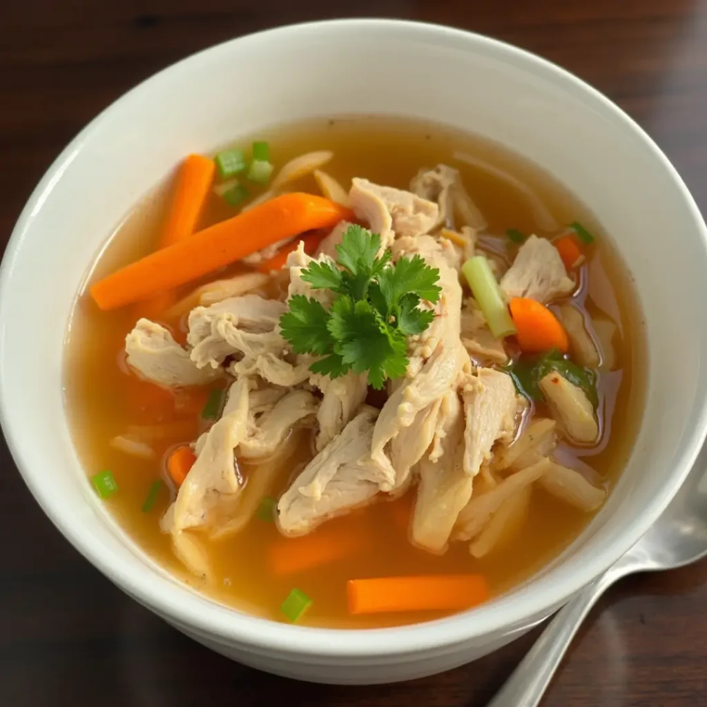 soupe chinoise poulet