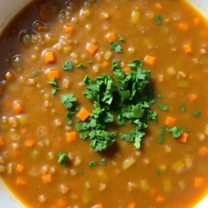 soupe lentilles