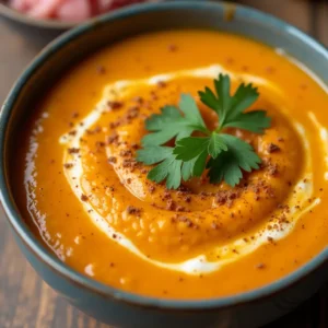 soupe patate douce