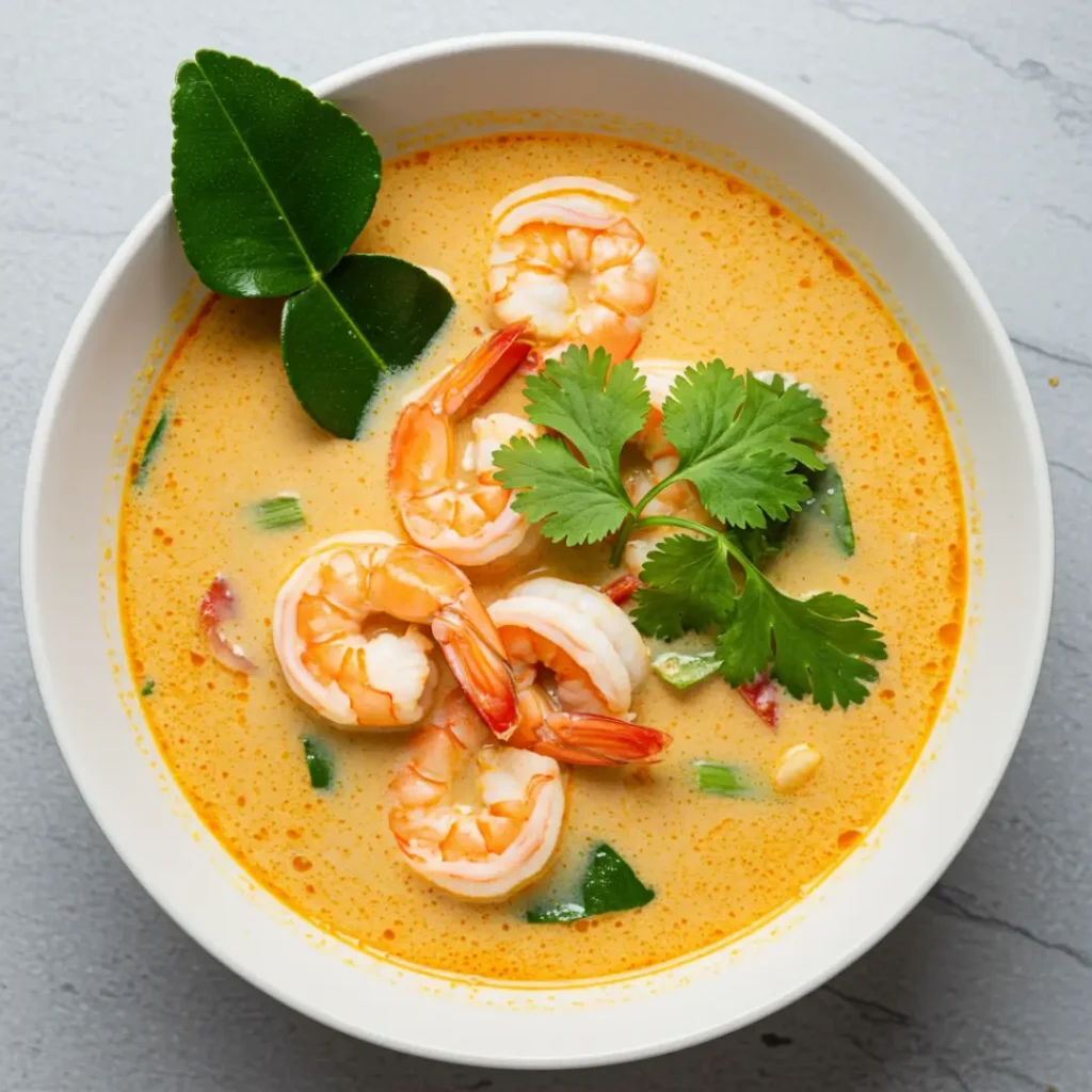 soupe thai crevettes