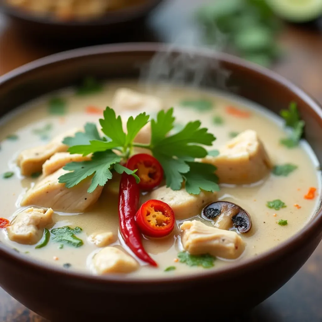 soupe thai poulet